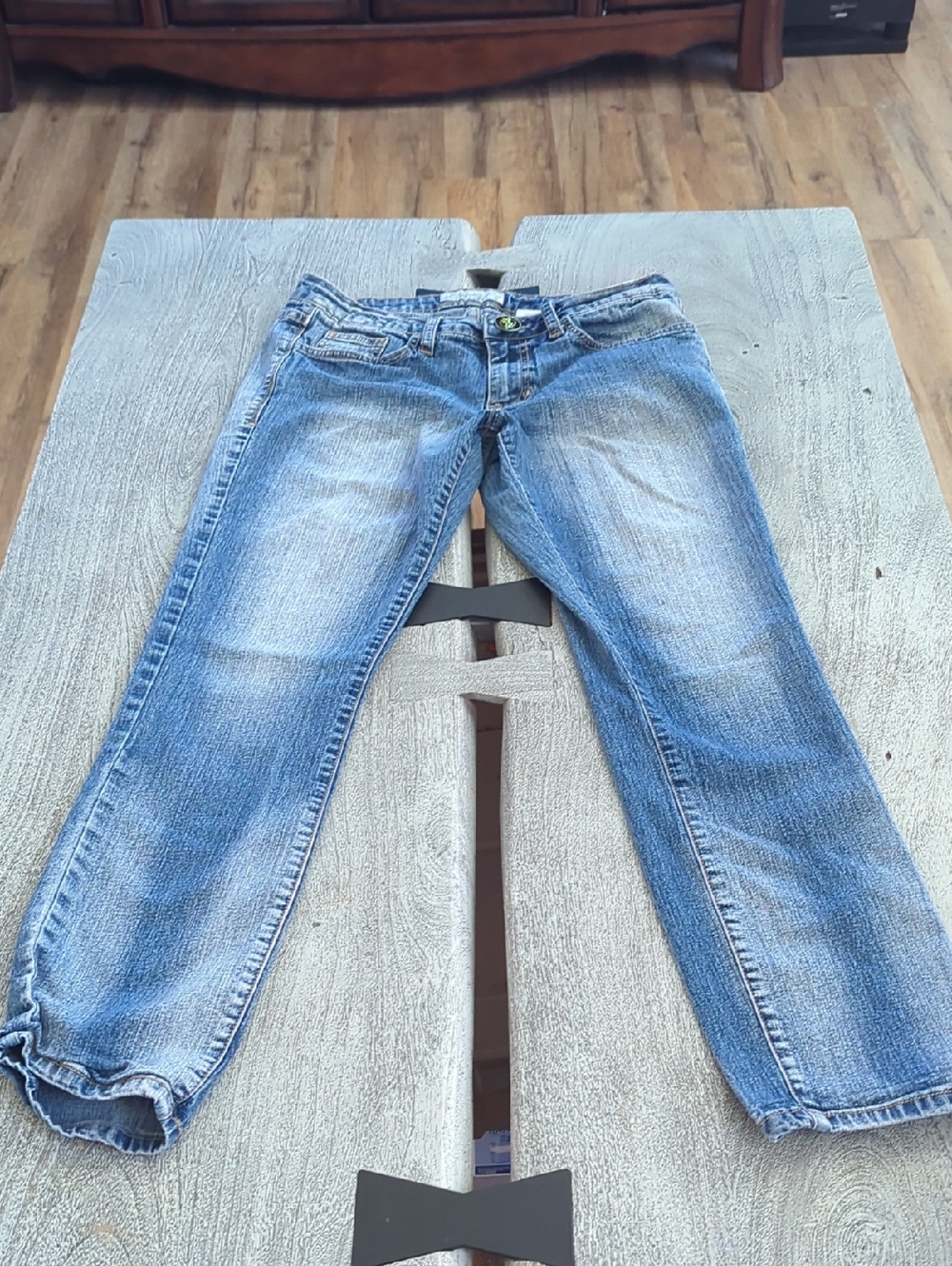 Women's Baby Phat Blue Straight Leg Jeans